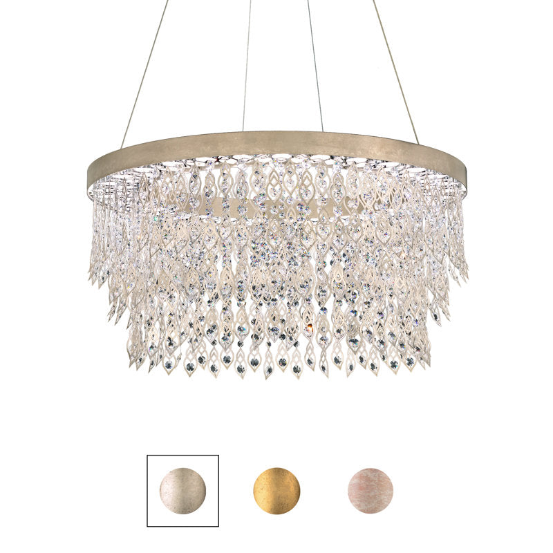 Pavona 1 Light Crystal LED Chandelier
