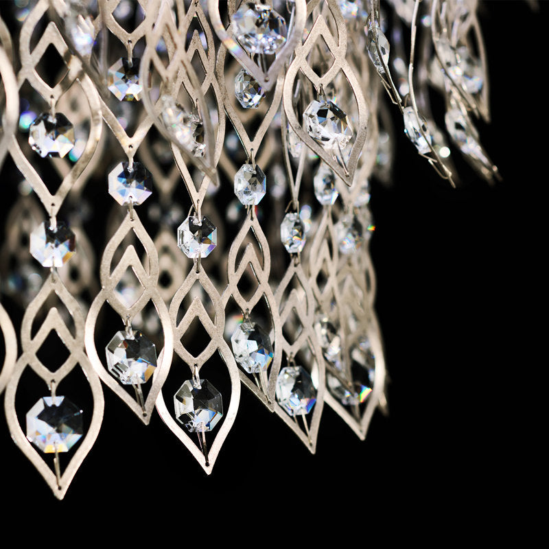 Pavona 1 Light Crystal LED Chandelier