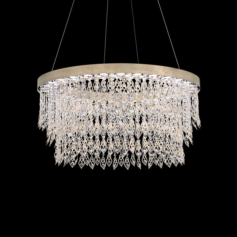Pavona 1 Light Crystal LED Chandelier