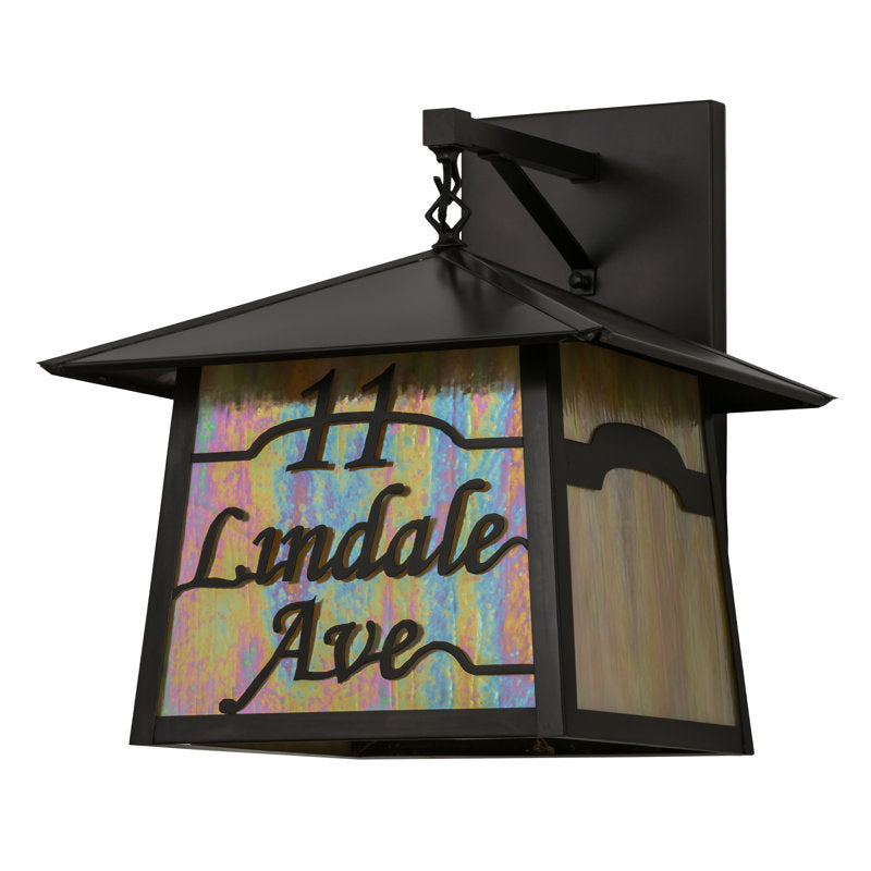 Personalized 3 - Light Armed Sconce