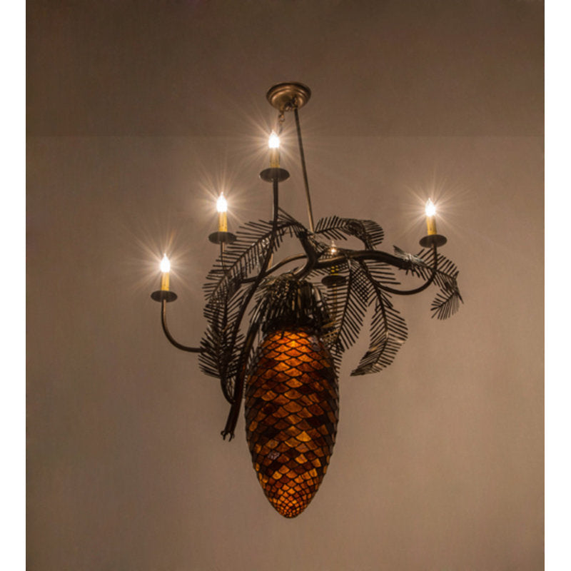 Pinecone 6 - Light Chandelier