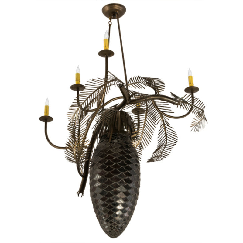 Pinecone 6 - Light Chandelier