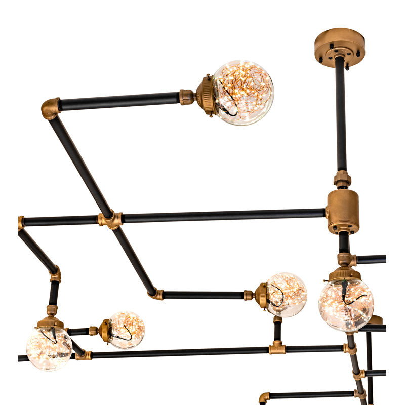 PipeDream 28 - Light LED Chandelier