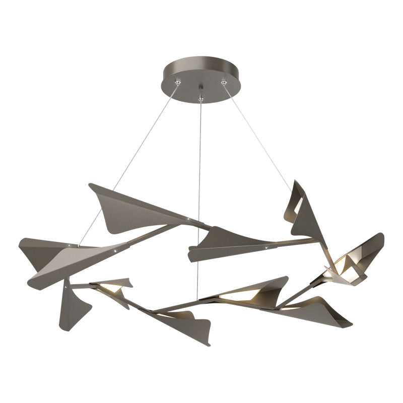 Plume 12 - Light Unique Geometric LED Chandelier