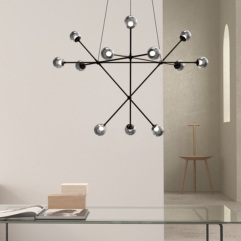 Proton 12 - Light LED Chandelier