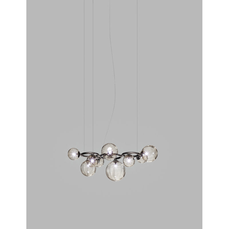 Puppet Ring Suspension 9 Crystal Transparent Matt Black Nickel G9 Ul