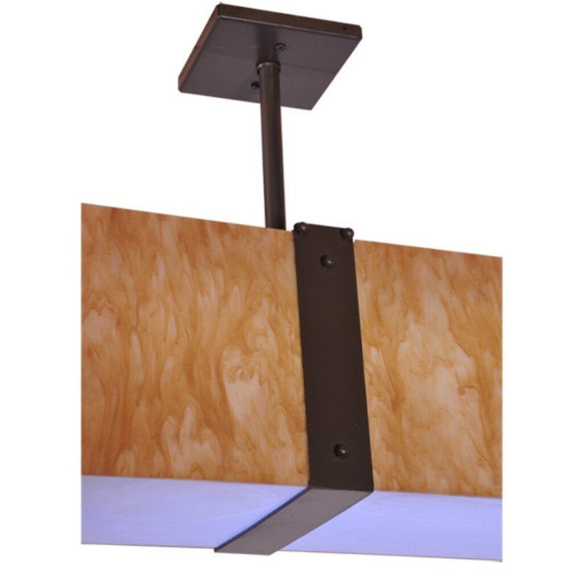 Quadrato LED Semi Flush Mount