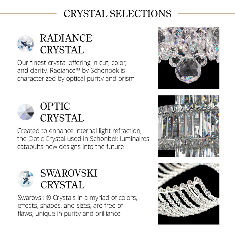 Quantum 23 Light 39in x 15in Chandelier in Polished Stainless Steel with Clear Radiance Crystals