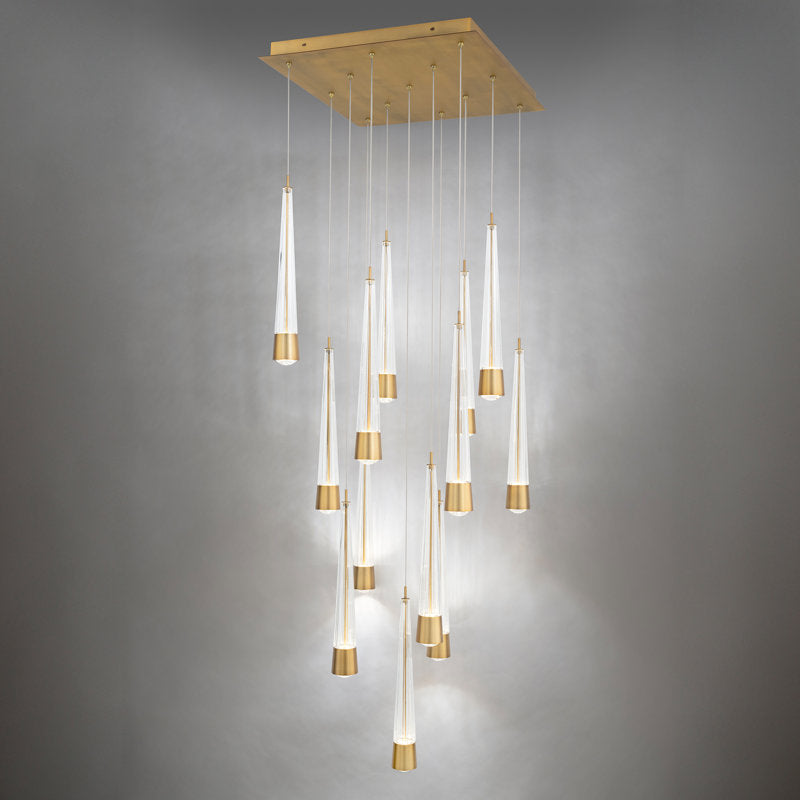 Quill Square Multi-Light 4-CCT Pendant
