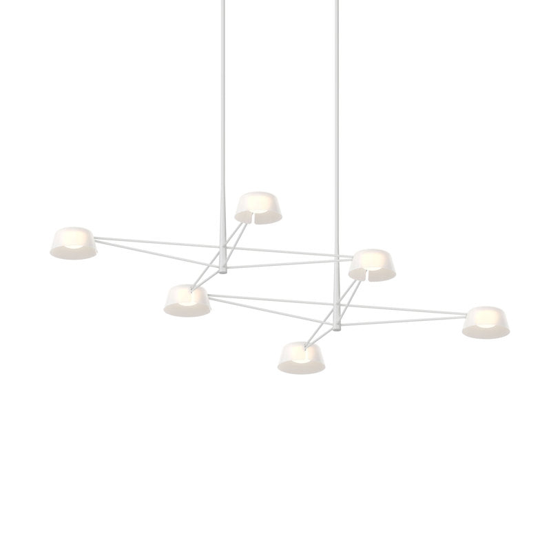 Ray 6 - Light LED Chandelier