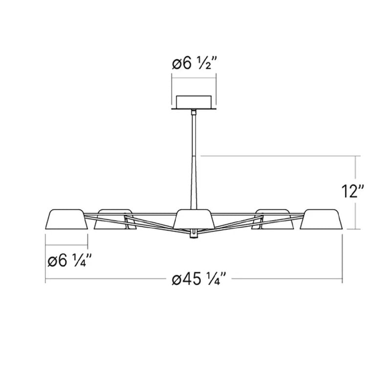 Ray LED Chandelier