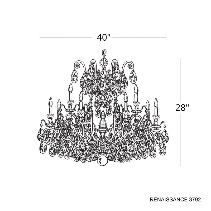 Renaissance 19 - Light Glass Chandelier
