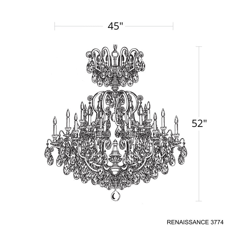 Renaissance 25 - Light Chandelier