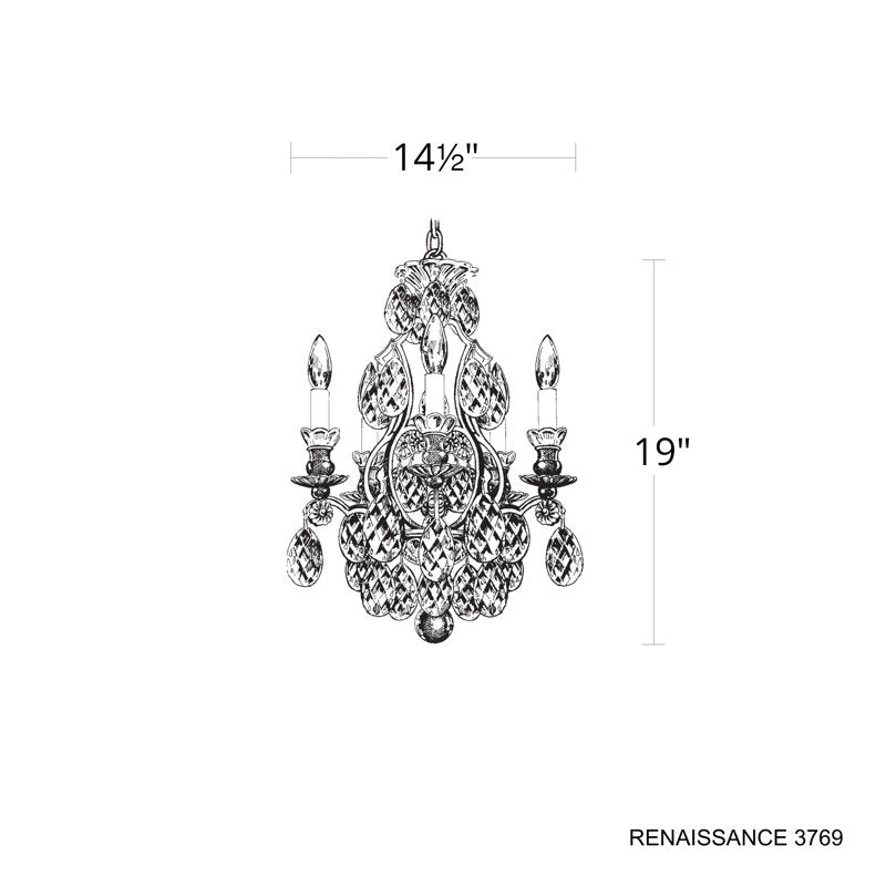 Renaissance 5 - Light Glass Chandelier