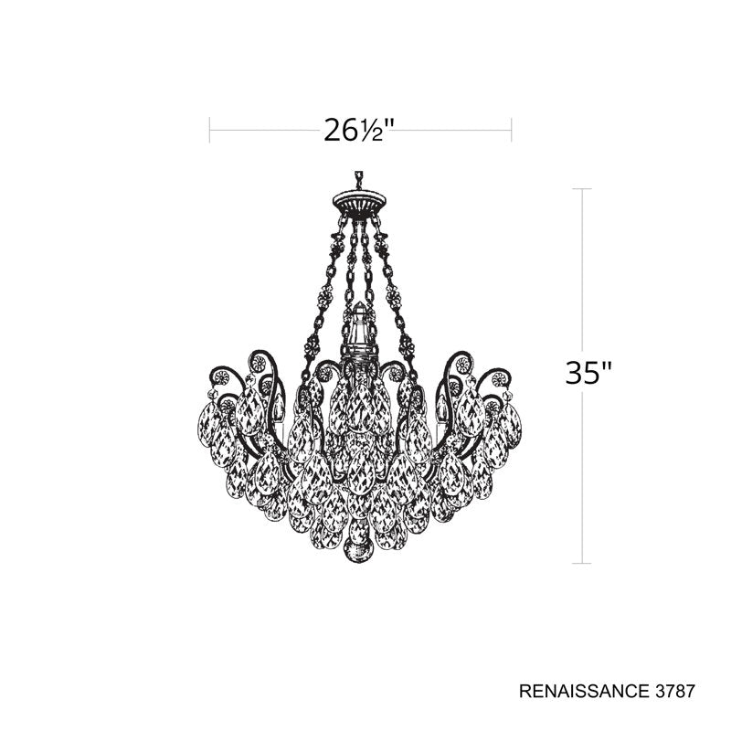 Renaissance 8 - Light Chandelier