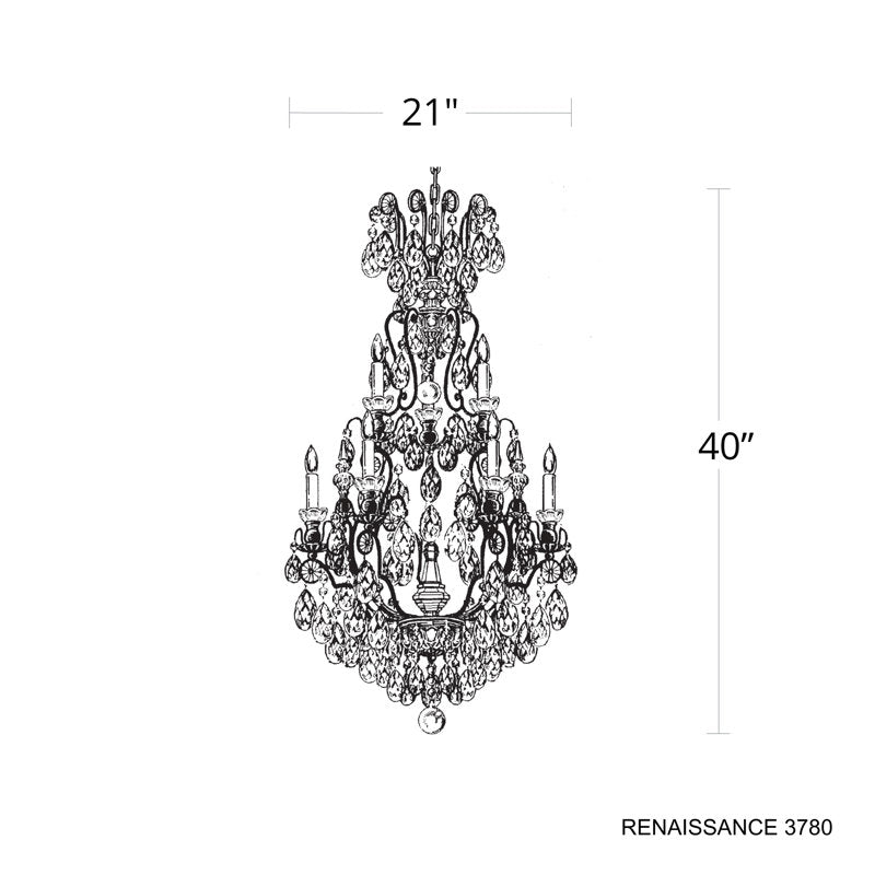 Renaissance 9 - Light Glass Chandelier