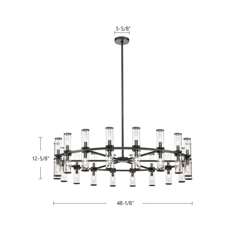 Revolve 36 - Light Chandelier
