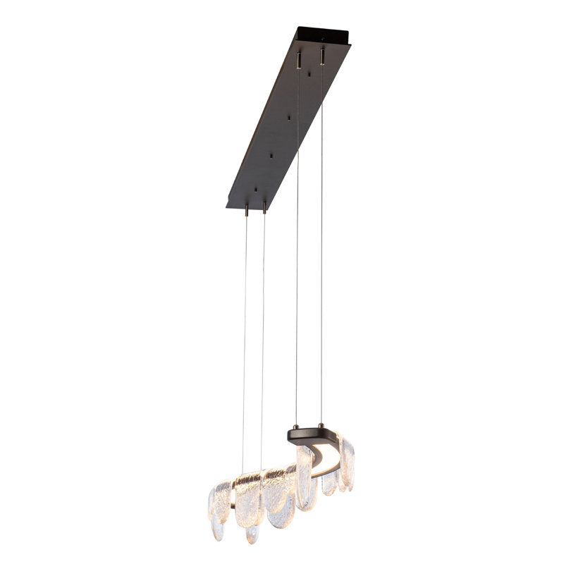 Riverbed LED Pendant - Bronze