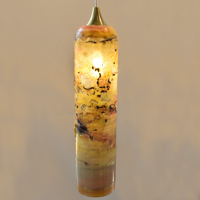 Romantic Candles 16 Hand-Blown Glass Pendants Chandelier