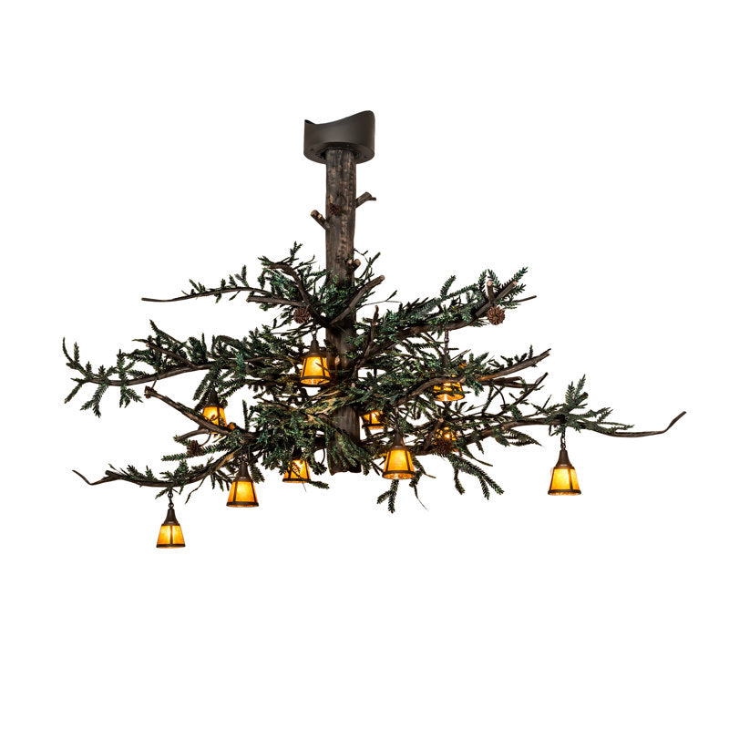 Rustic Lodge 10 - Light Chandelier