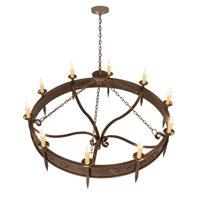 Rustic Lodge 10 - Light Chandelier
