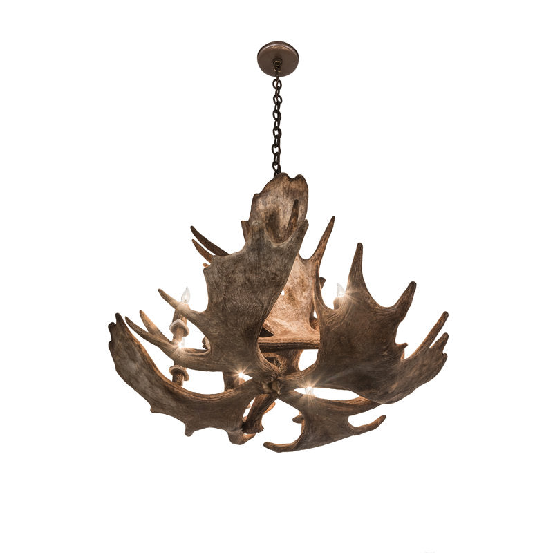 Rustic Lodge 10 - Light Chandelier