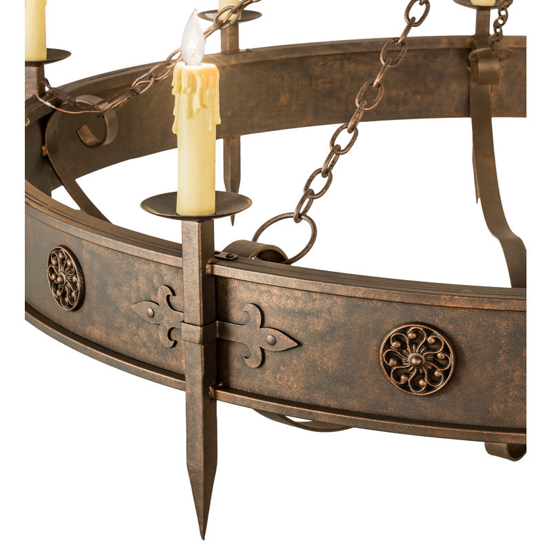Rustic Lodge 10 - Light Chandelier