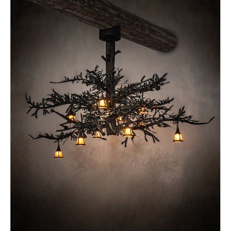 Rustic Lodge 10 - Light Chandelier
