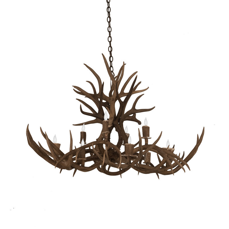 Rustic Lodge 10 - Light Chandelier