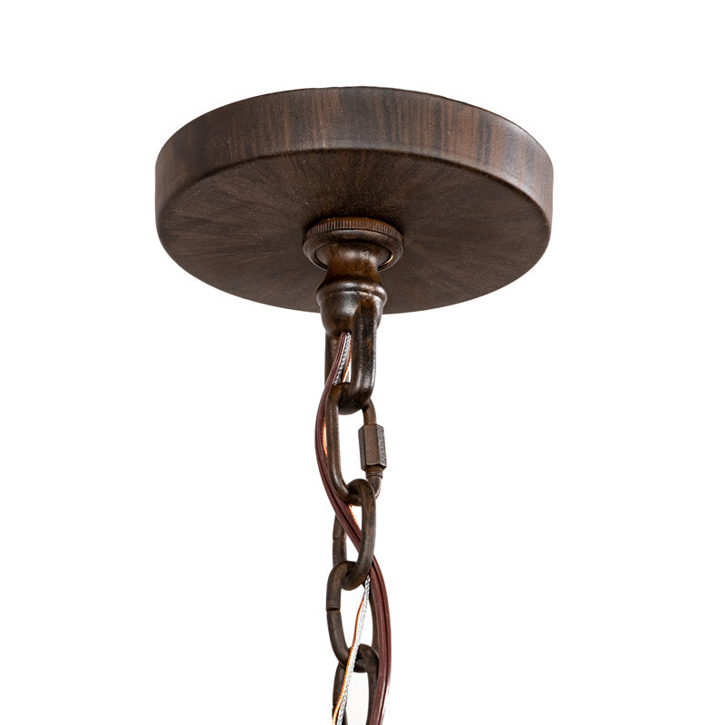 Rustic Lodge 12 - Light Chandelier