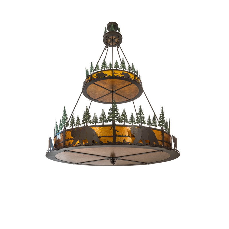 Rustic Lodge 12 - Light Chandelier