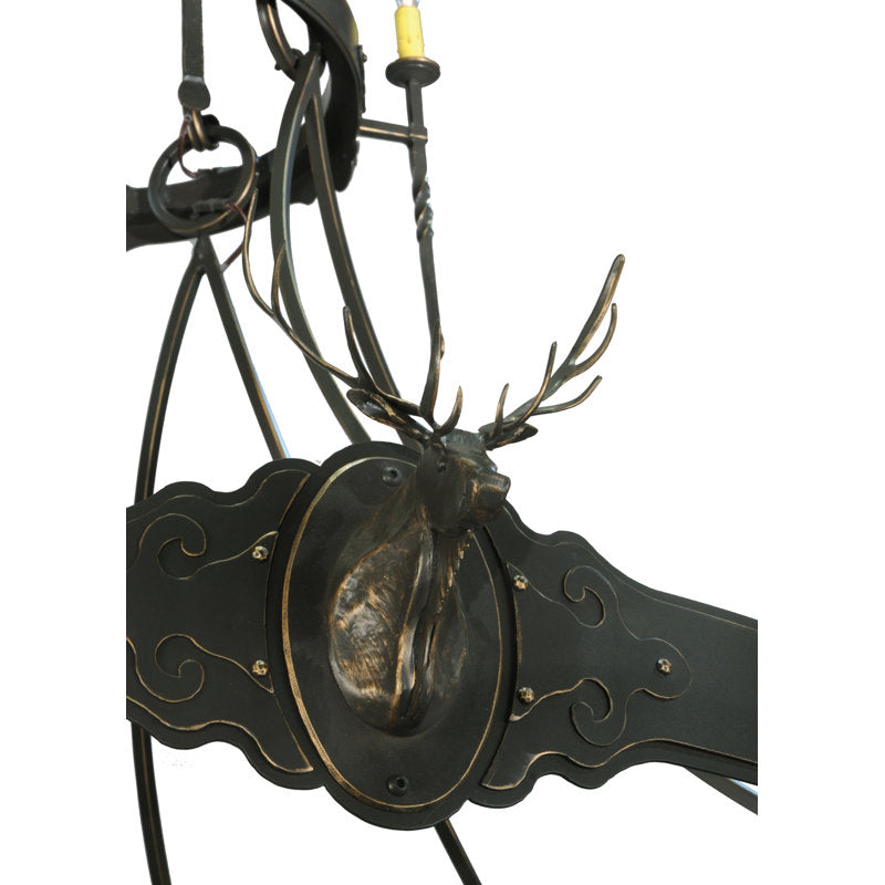 Rustic Lodge 12 - Light Chandelier
