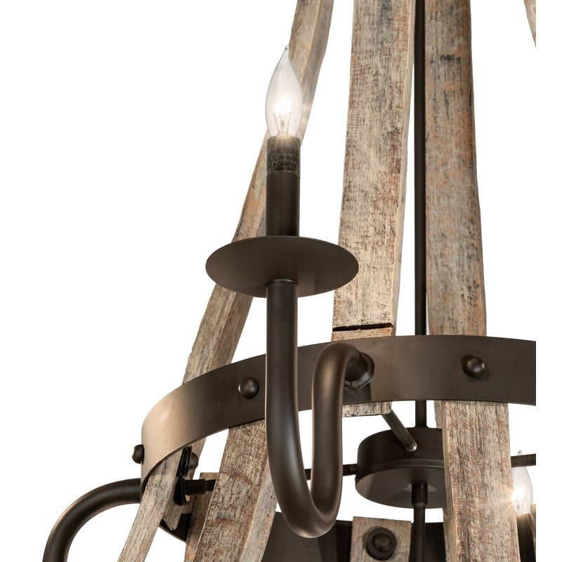 Rustic Lodge 12 - Light Chandelier