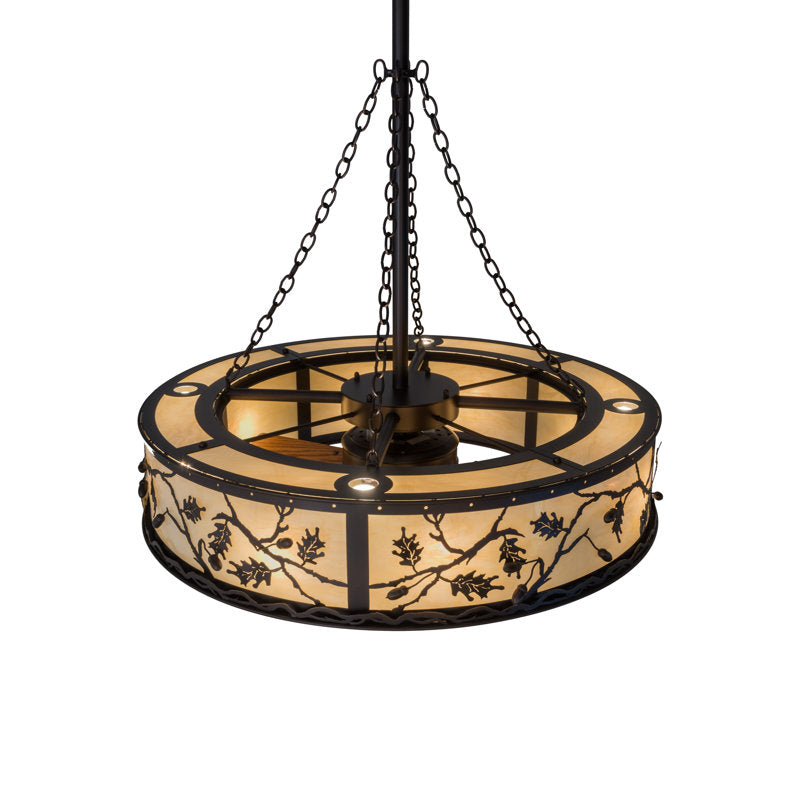 Rustic Lodge 12 - Light Chandelier