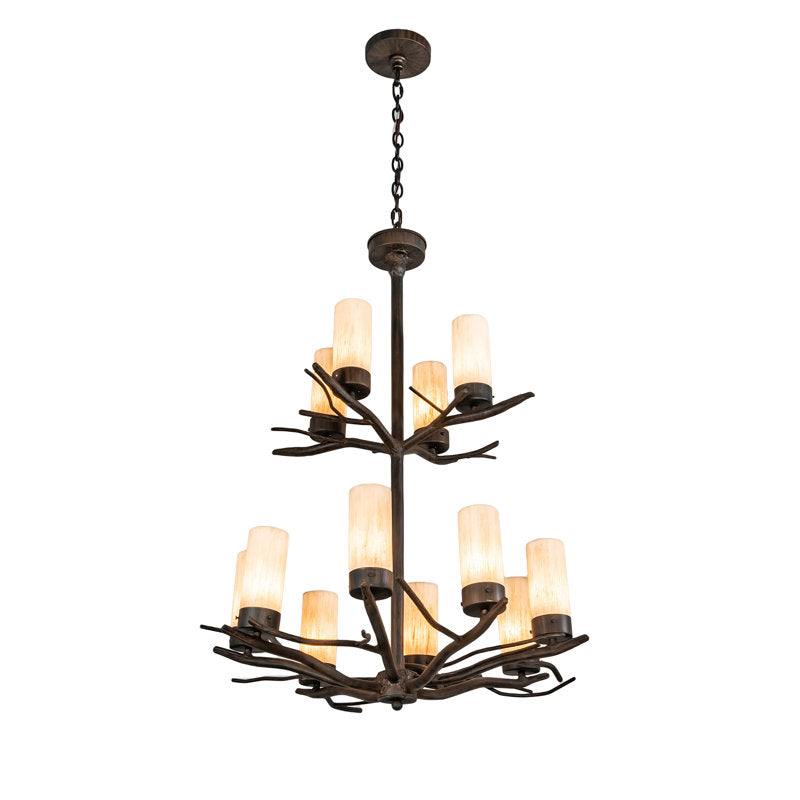 Rustic Lodge 12 - Light Chandelier