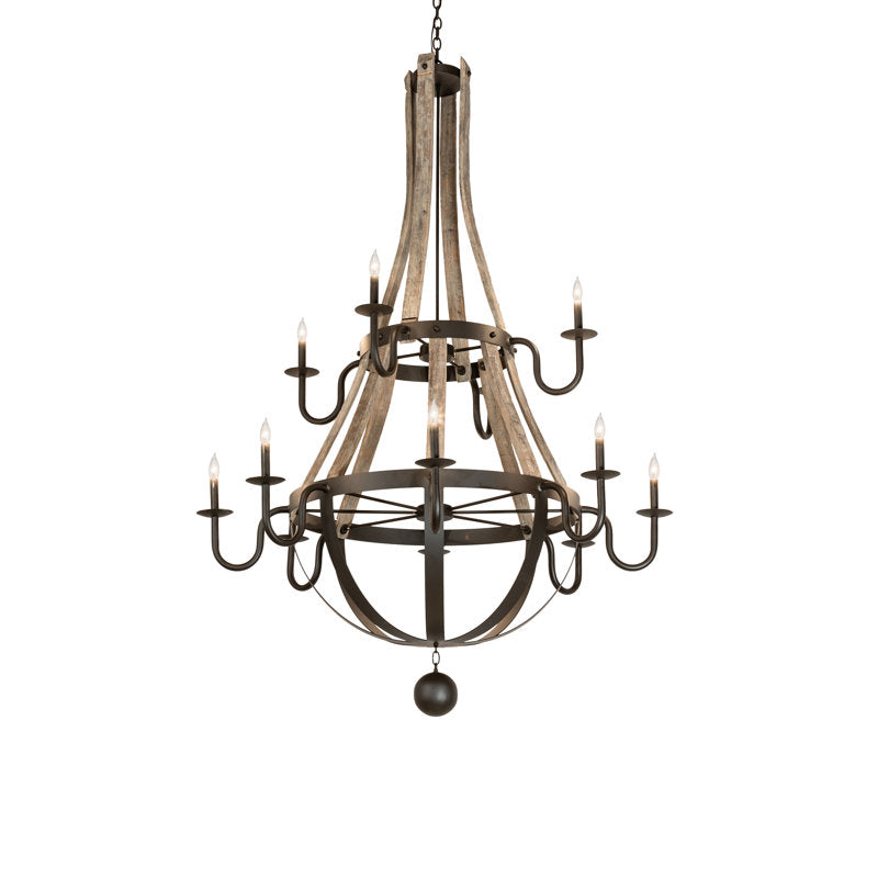 Rustic Lodge 12 - Light Chandelier