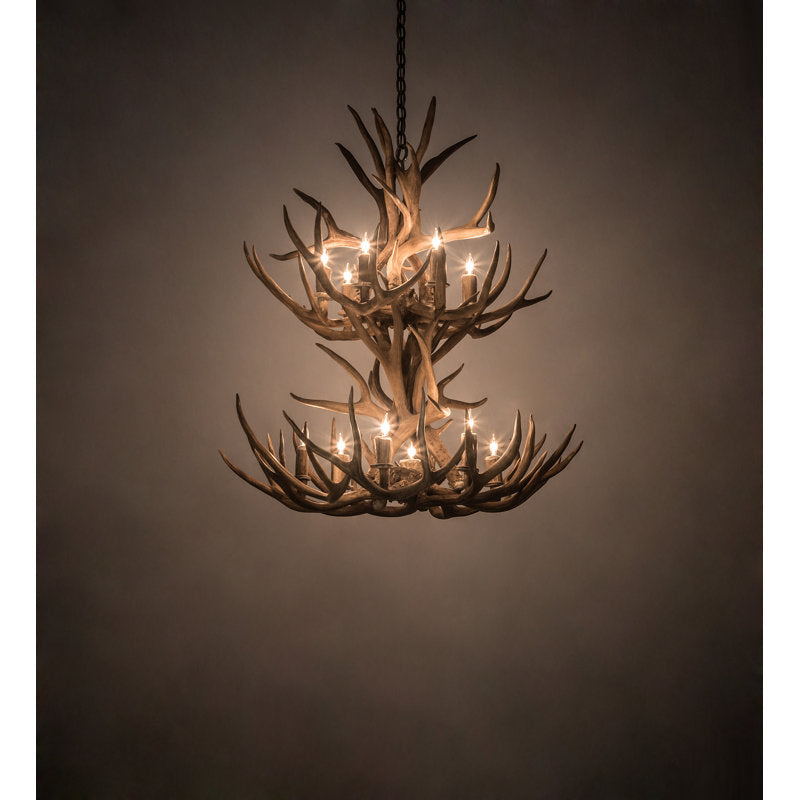 Rustic Lodge 12 - Light Chandelier