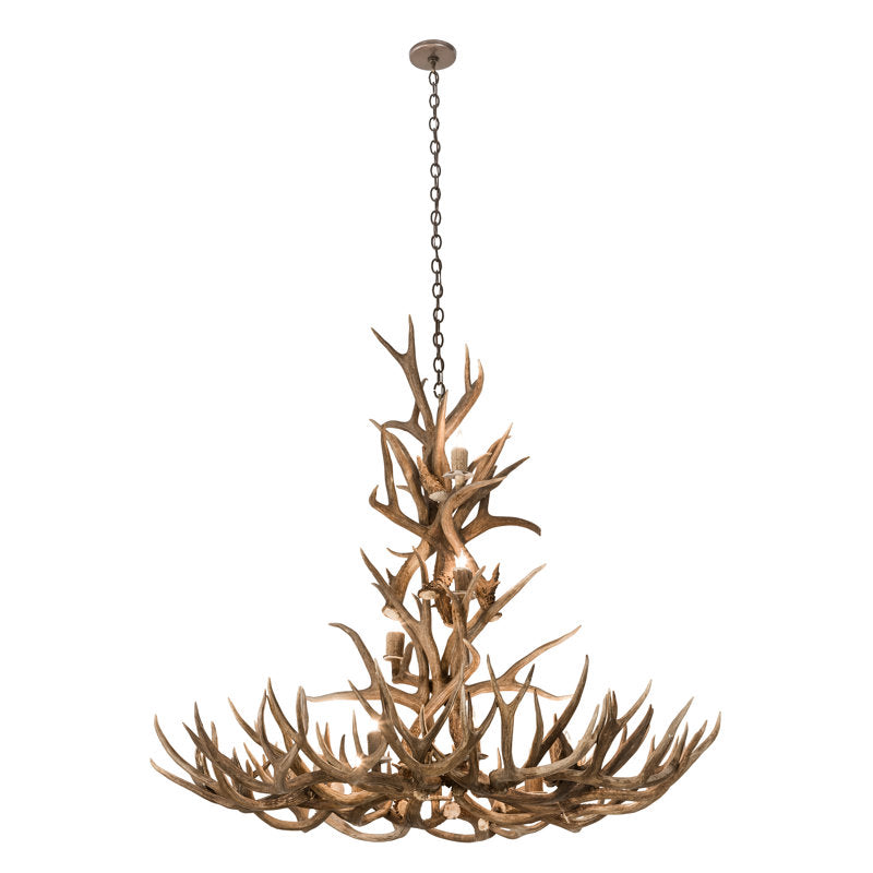 Rustic Lodge 12 - Light Chandelier