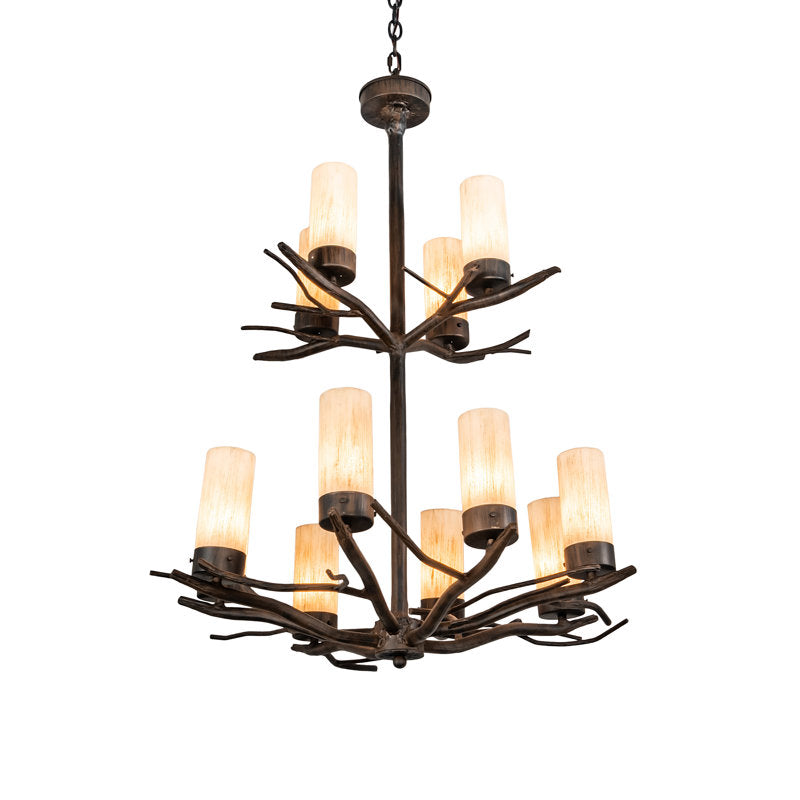 Rustic Lodge 12 - Light Chandelier
