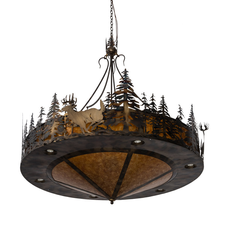 Rustic Lodge 14 - Light Chandelier