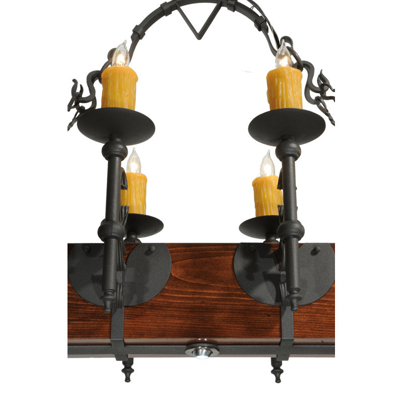 Rustic Lodge 15 - Light Chandelier