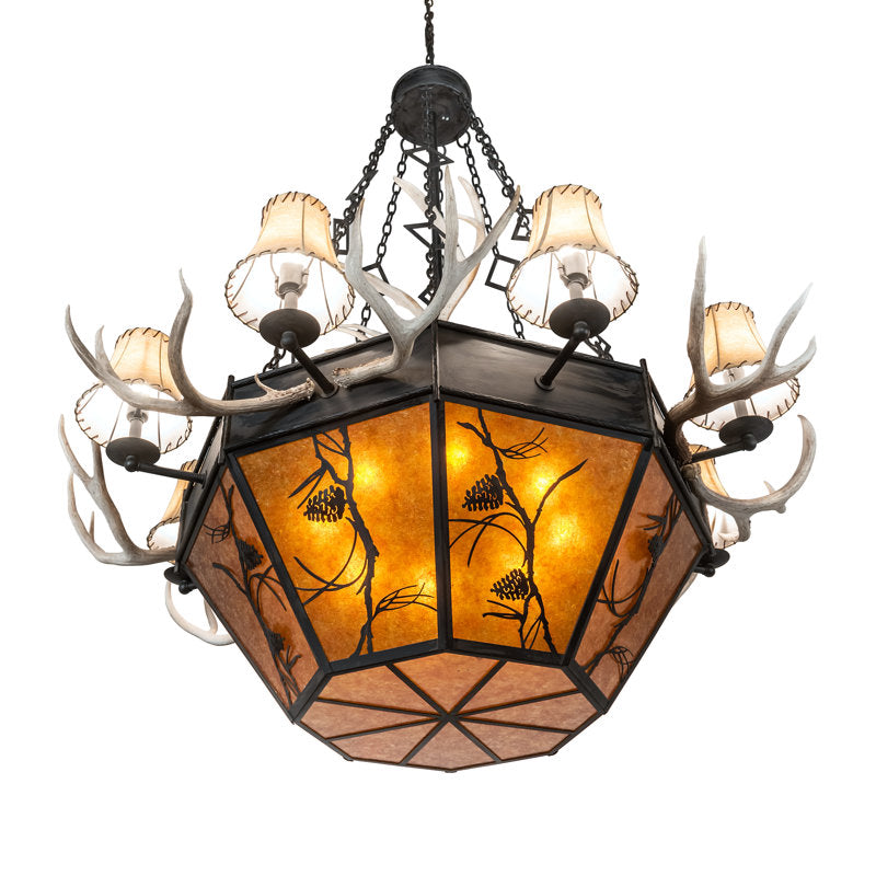 Rustic Lodge 16 - Light Chandelier