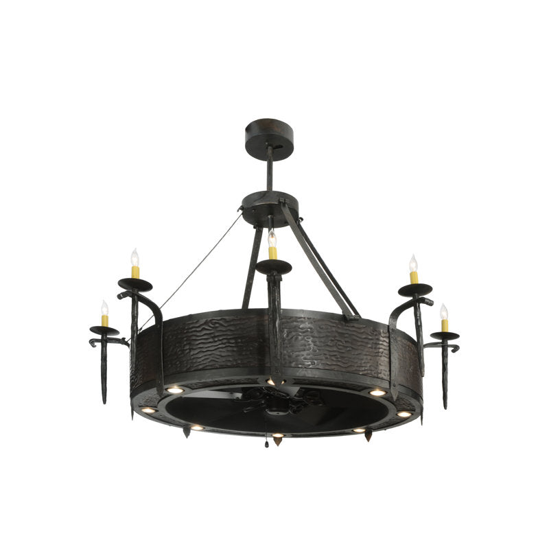 Rustic Lodge 16 - Light Chandelier