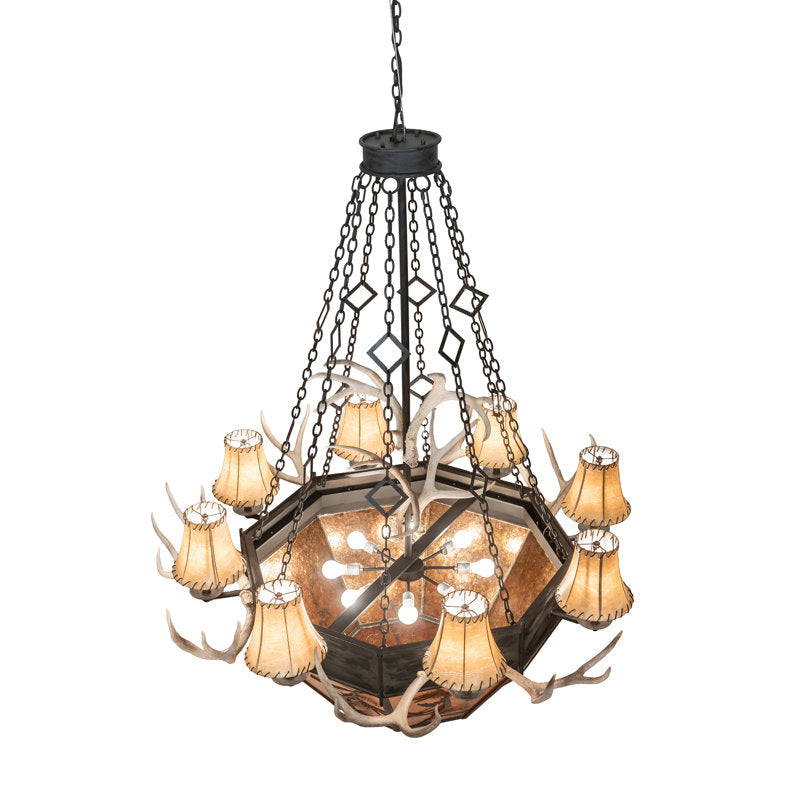 Rustic Lodge 16 - Light Chandelier