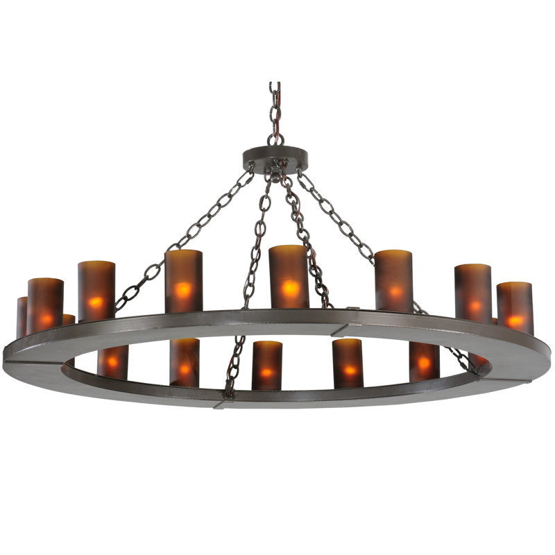 Rustic Lodge 16 - Light Chandelier