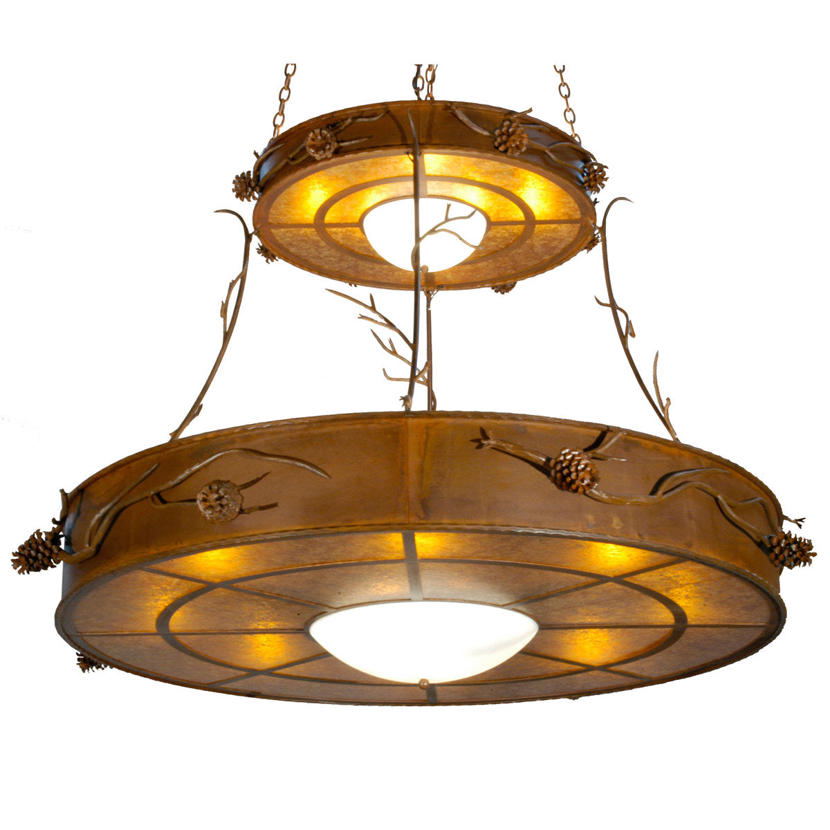 Rustic Lodge 16 - Light Chandelier