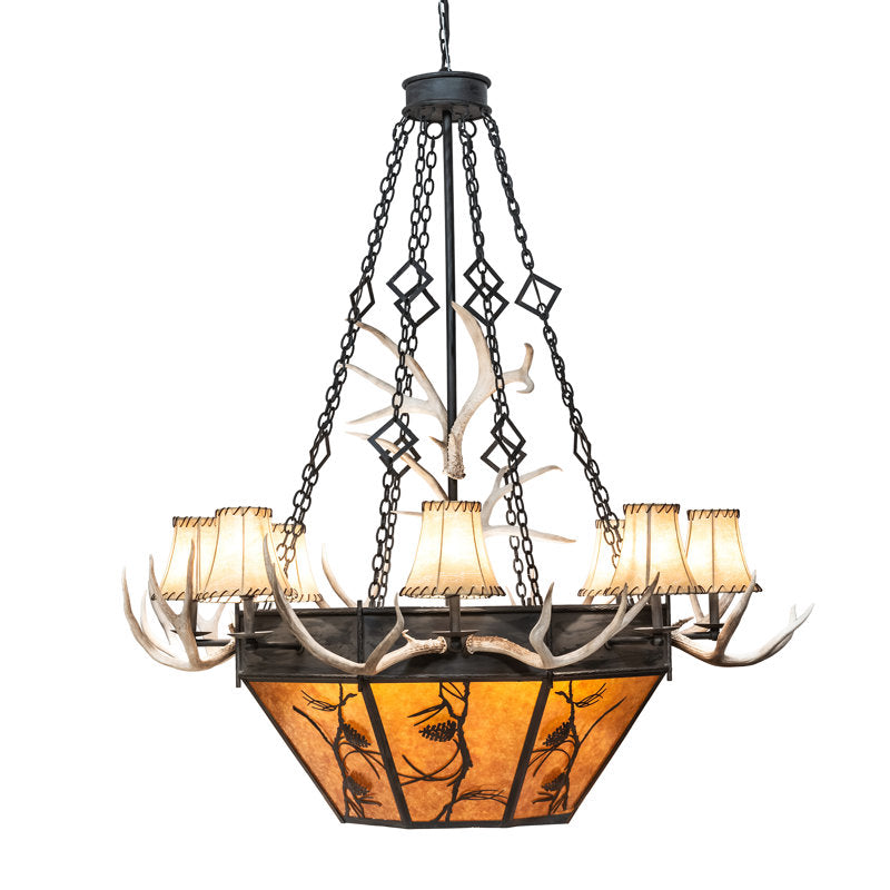 Rustic Lodge 16 - Light Chandelier