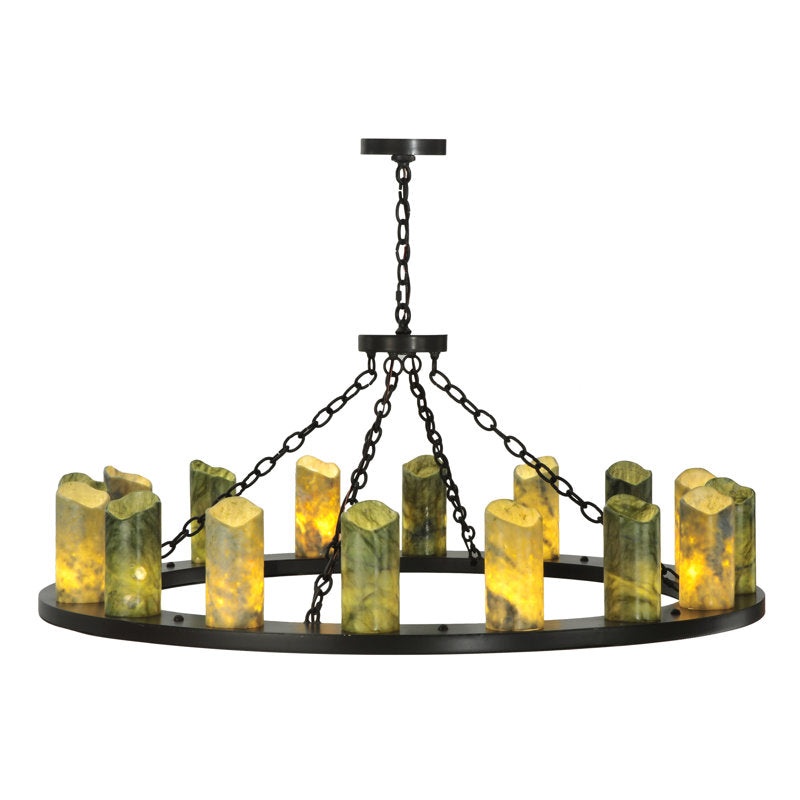 Rustic Lodge 16 - Light Chandelier