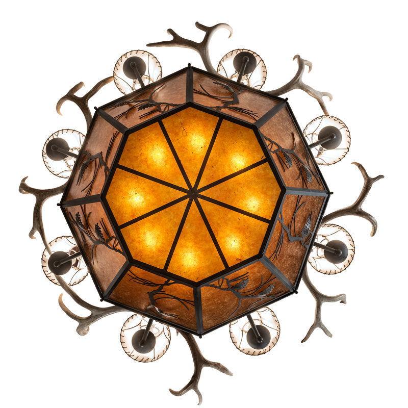 Rustic Lodge 16 - Light Chandelier