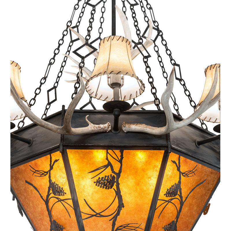 Rustic Lodge 16 - Light Chandelier